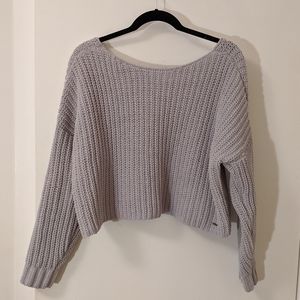 Hollister crop sweater